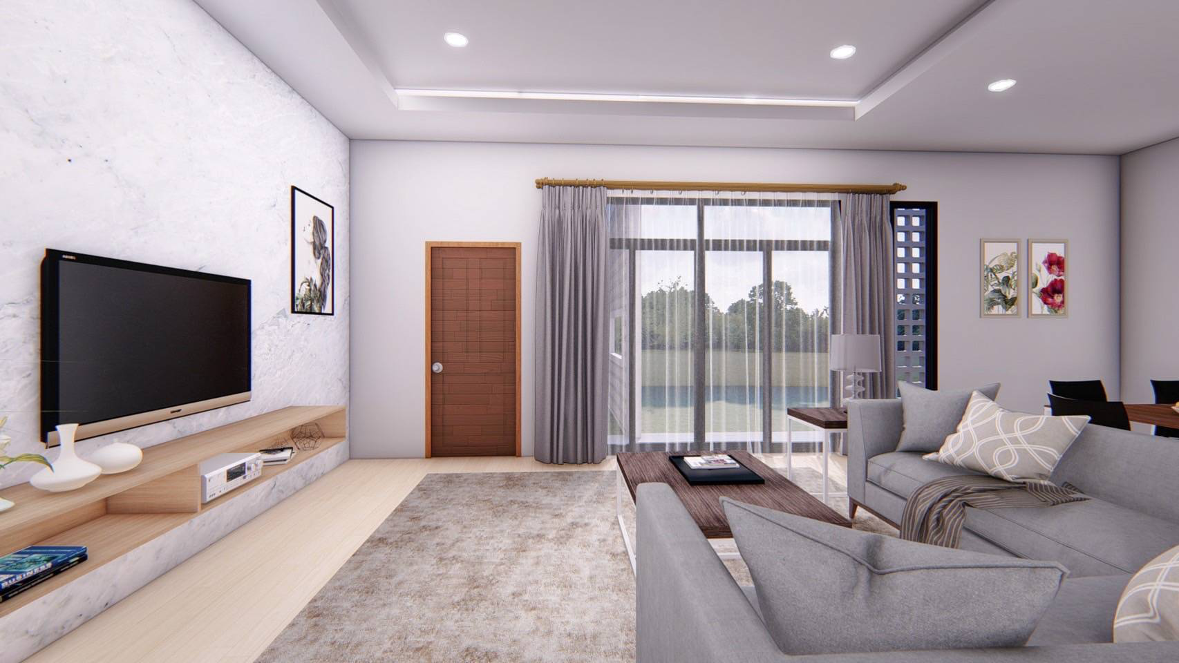 โครงการ บ้าน หัวหิน บ้าน เดี่ยว ราคา บ้าน สไตล์ นอร์ดิก มินิมอล Nordic minimal Hua hin house,Thailand