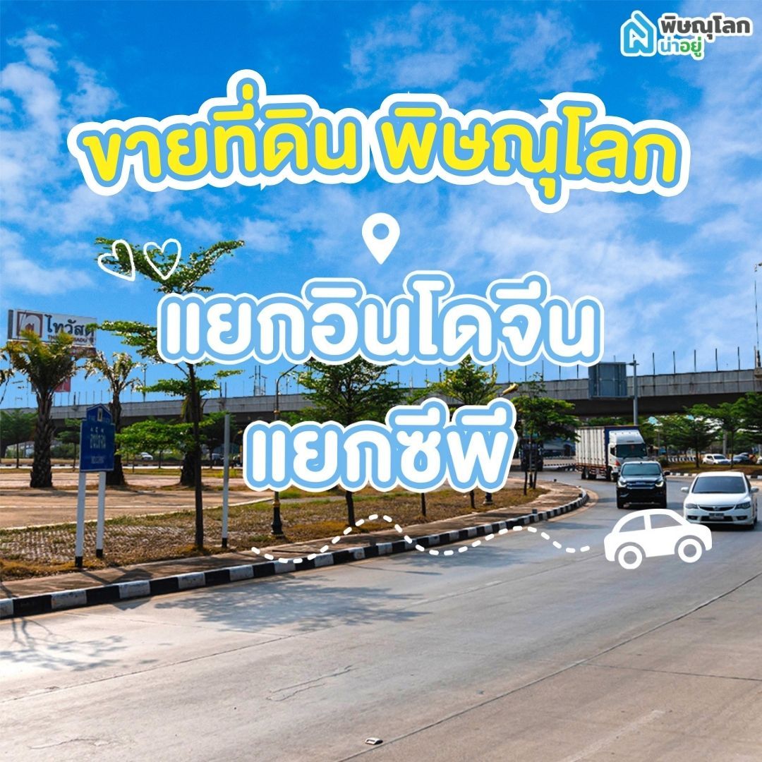 ขายที่ดิน พิษณุโลก โซนแยกอินโดจีน – แยกซีพี 